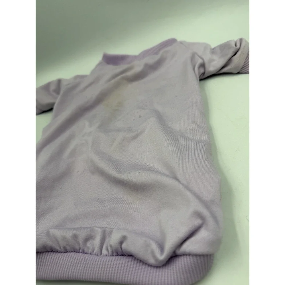 Pet Dog Lilac / Purple Sweatshirt for Medium Sized Dog / Cat Jacket Hoodie